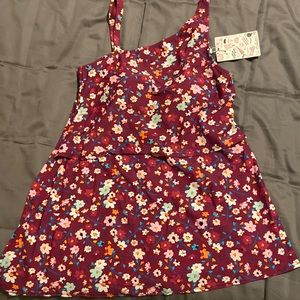 Latched Mama One Shoulder Asymmetrical Nursing Swim Tank